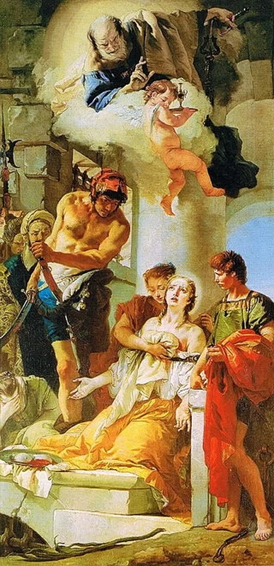 4 Tiepolo Giambattista Il martirio di sant'Agata Padova