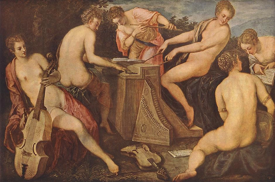 Donne che suonano - Gemäldegalerie, Dresden