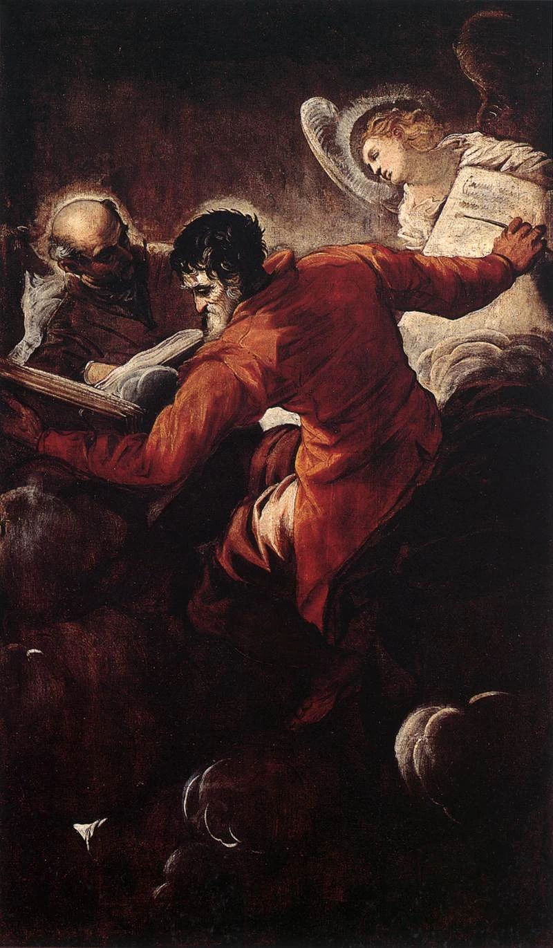 Gli evangelisti Luca e Matteo - Santa Maria del Giglio, Venice