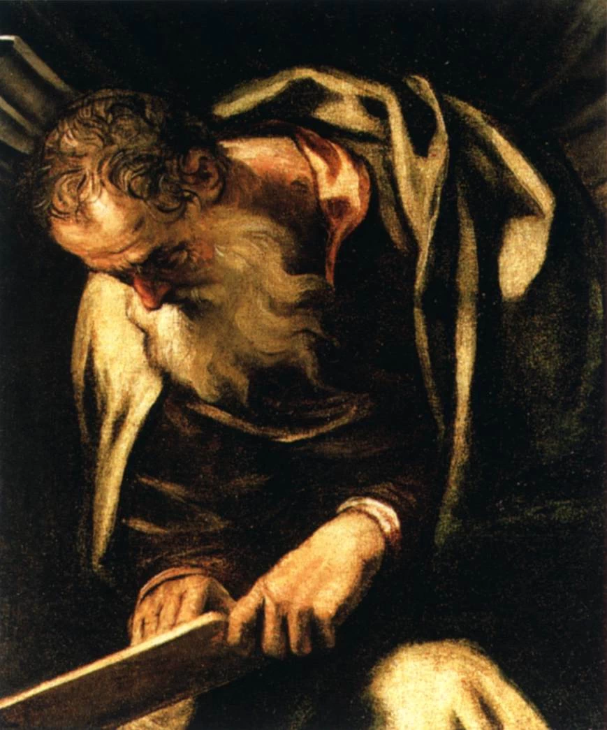 Un filosofo - dettaglio, Biblioteca Nazionale Marciana, Venice