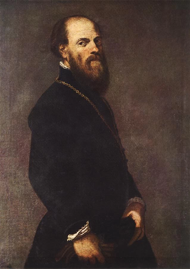 Uomo con pizzo dorato - Museo del Prado, Madrid