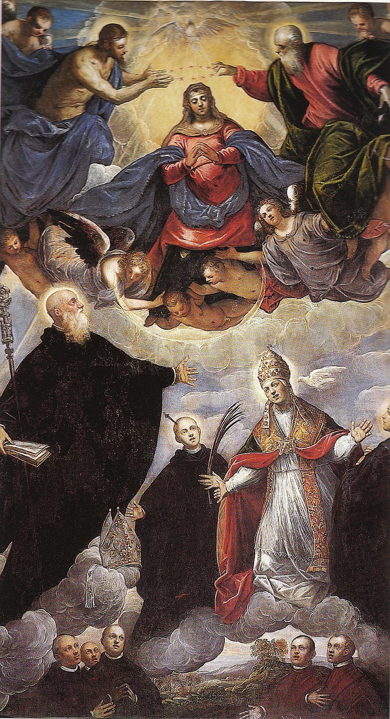 Incoronazione della Vergine con i santi Benedetto, Gregorio, Maurus, Placido