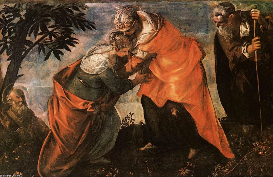 Visita di Maria a Elisabetta - SCUOLA GRANDE DI SAN ROCCO (VENICE, ITALY)