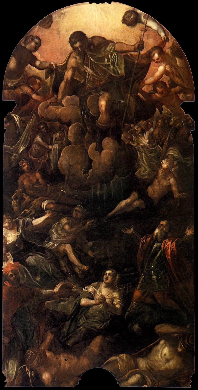 Apparizione di San Rocco - Scuola Grande di San Rocco, Venice