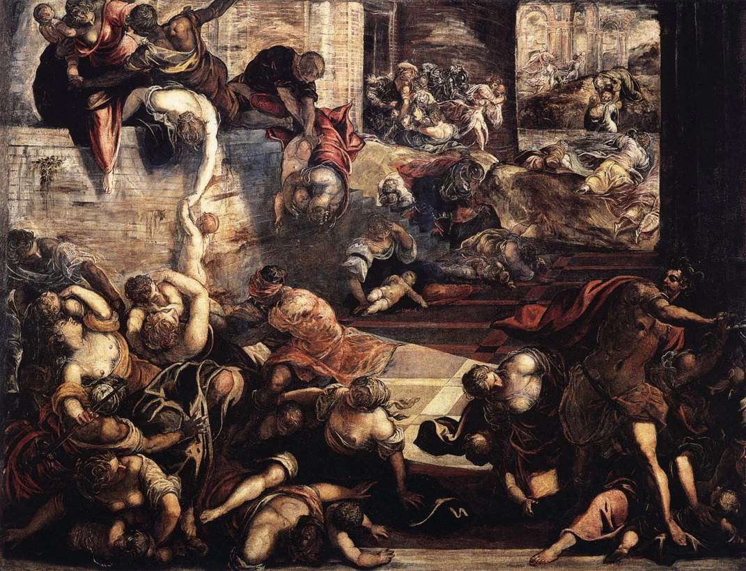 Il massacro degli innocenti - Scuola Grande di San Rocco, Venice