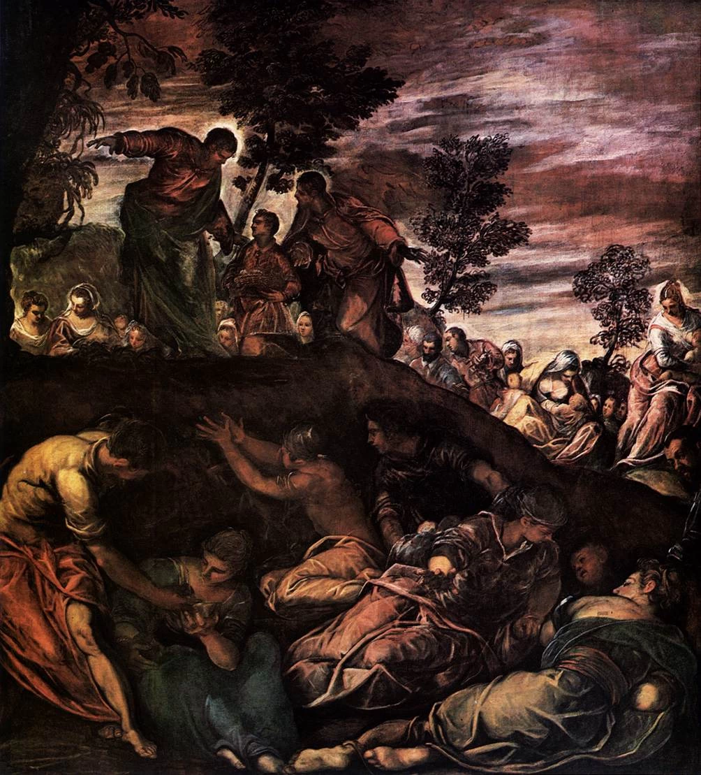 Il miracolo dei pani e dei pesci - Scuola Grande di San Rocco, Venice
