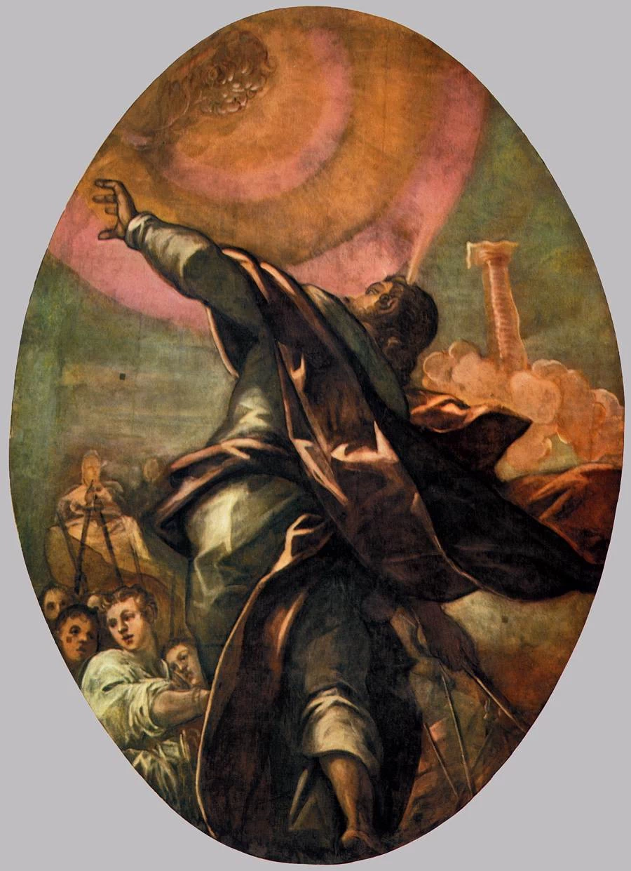 La colonna di fuoco - Scuola Grande di San Rocco, Venice