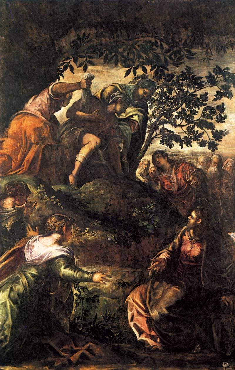 La resurrezione di Lazzaro - Scuola Grande di San Rocco, Venice