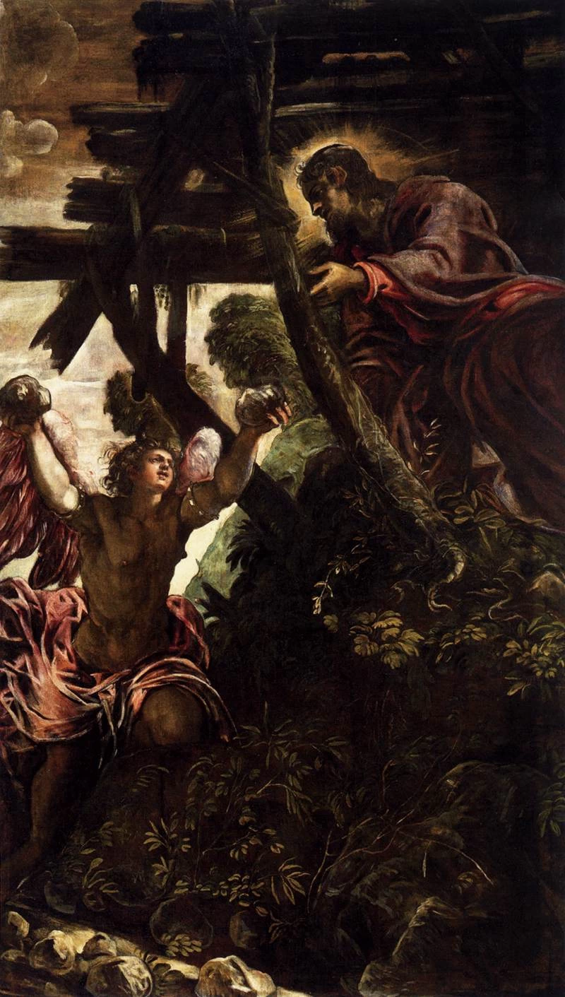 Le tentazioni di Cristo - Scuola Grande di San Rocco, Venice