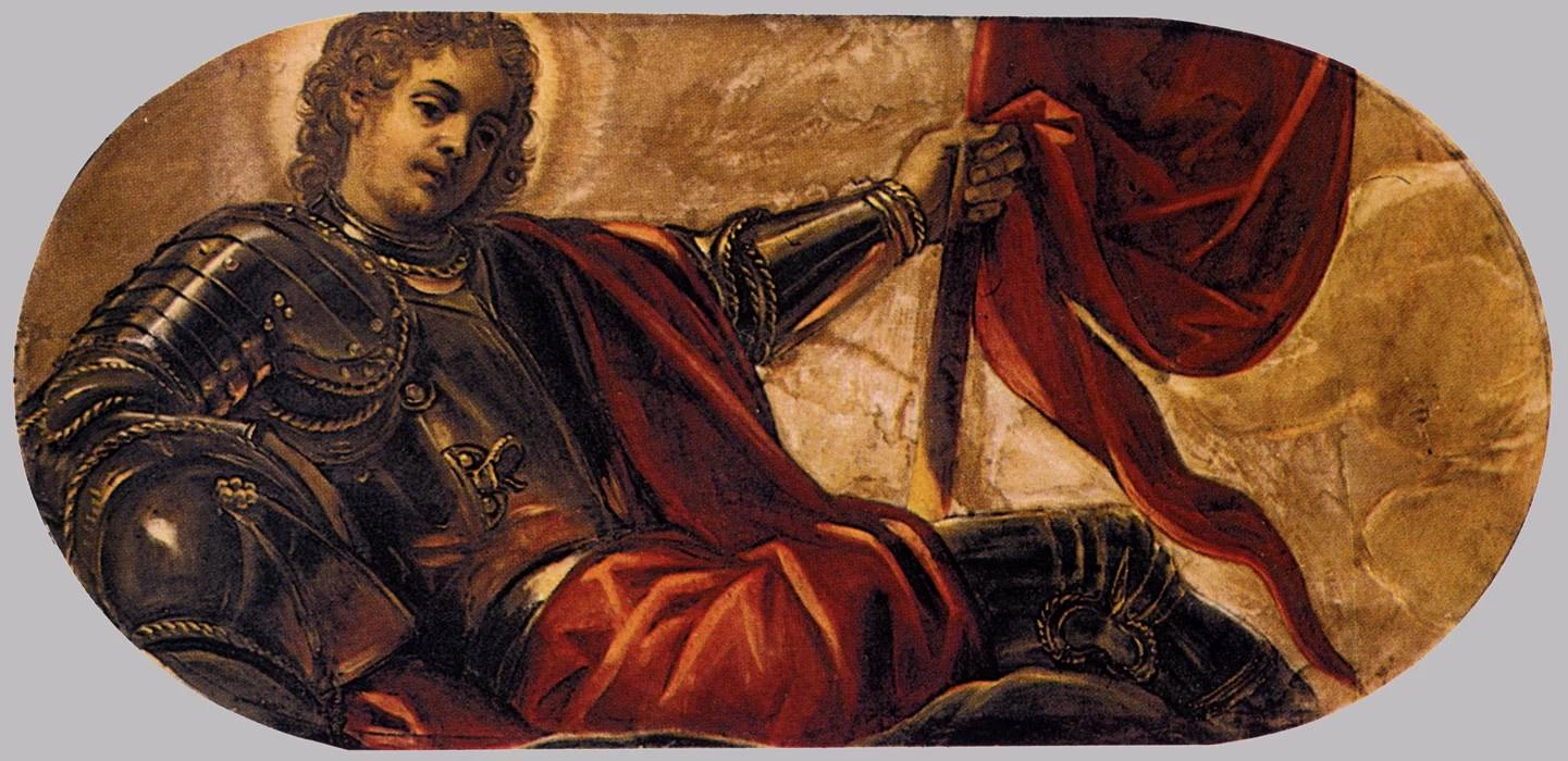 Robusti J. (1548 - 49), San Marziale tra San Pietro e San Paolo
