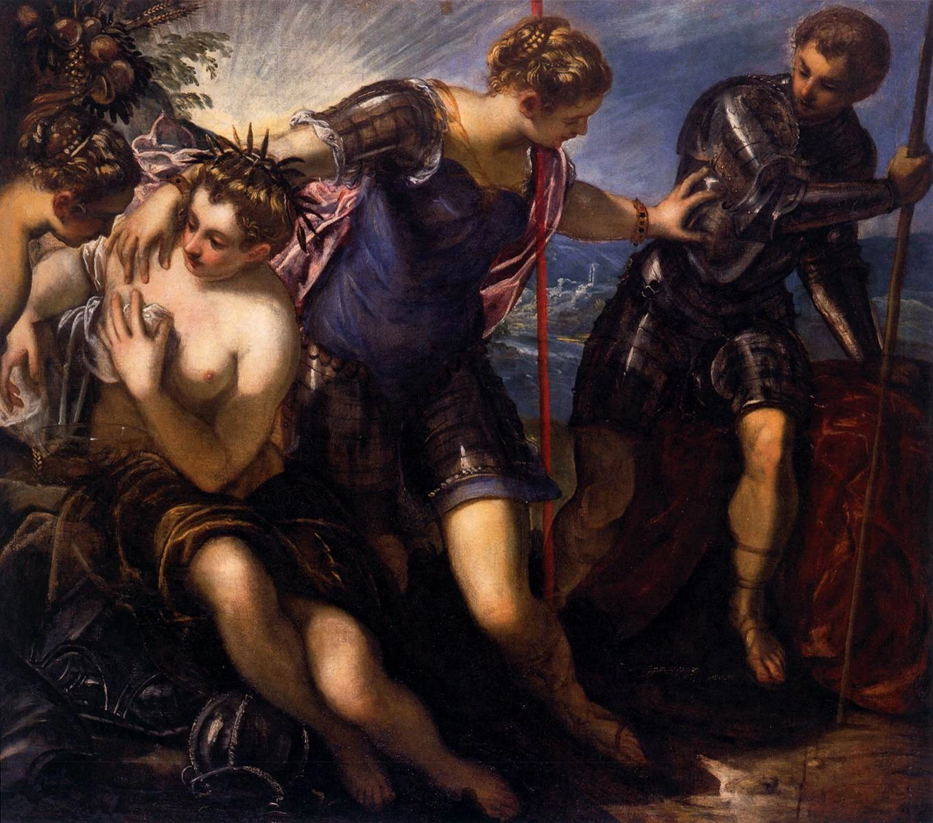 Minerva manda via da Marte Pace e prosperità - Palazzo Ducale Venezia