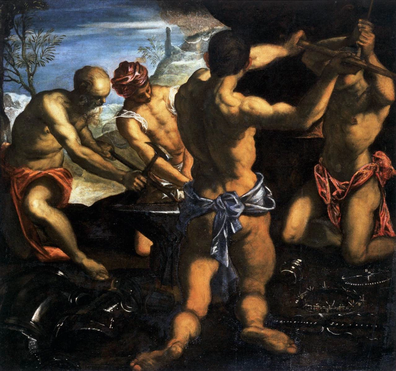 La fucina di Vulcano - Palazzo Ducale, Venice