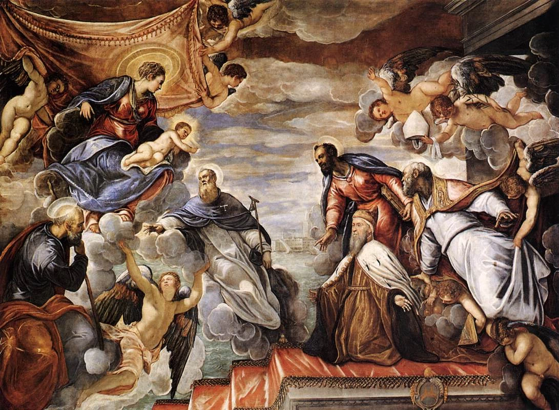 Il doge Nicolò da Ponte invoca la Vergine - Palazzo Ducale, Venice