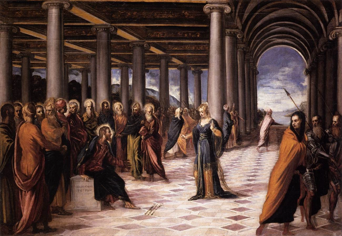 Cristo e l'adultera - Galleria Nazionale d'Arte Antica, Rome
