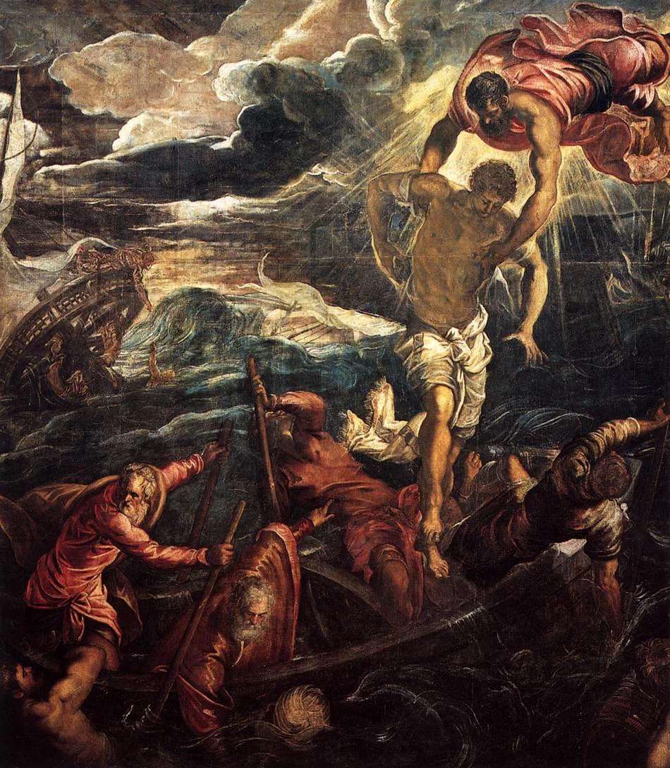 San Marco salva un saraceno dal naufragio - Galleria dell'Accademia venezia
