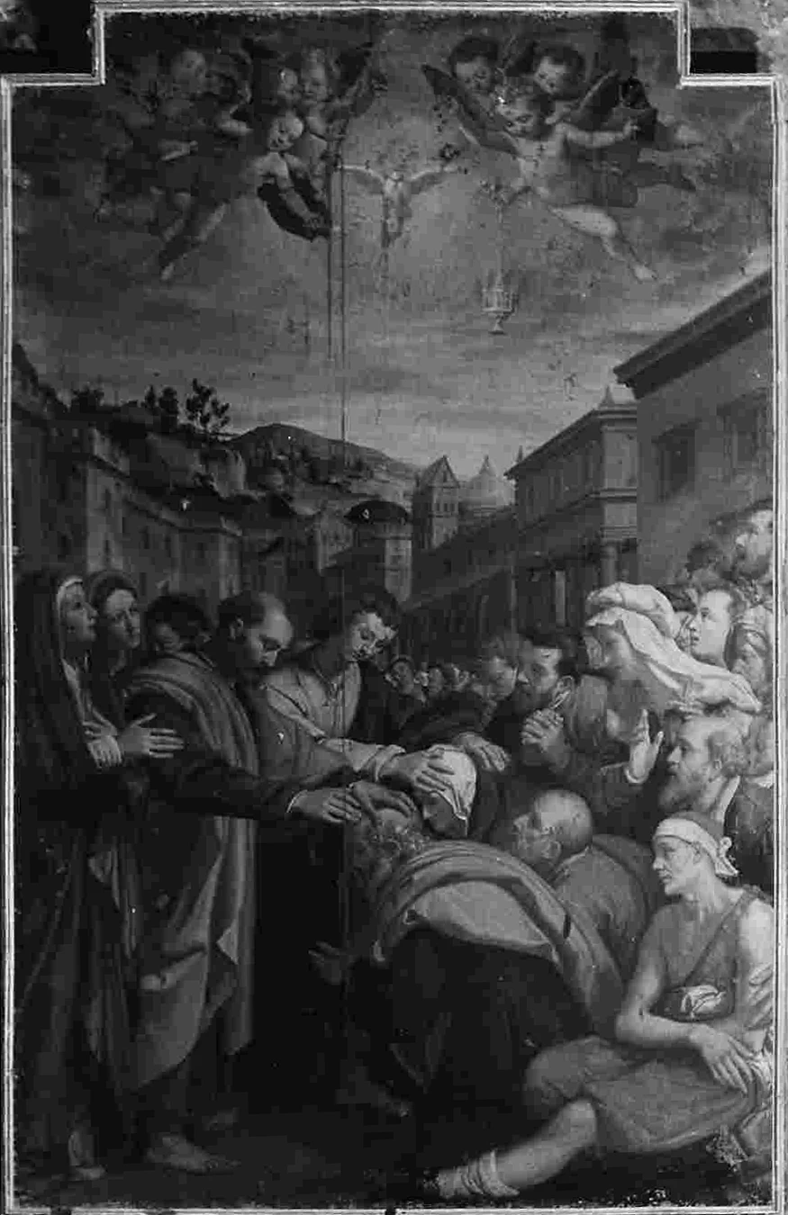 Santi di Tito 231 San Pietro e San Giovanni diffondono il Vangelo Pinacoteca Comunale, Città di Castello, Perugia