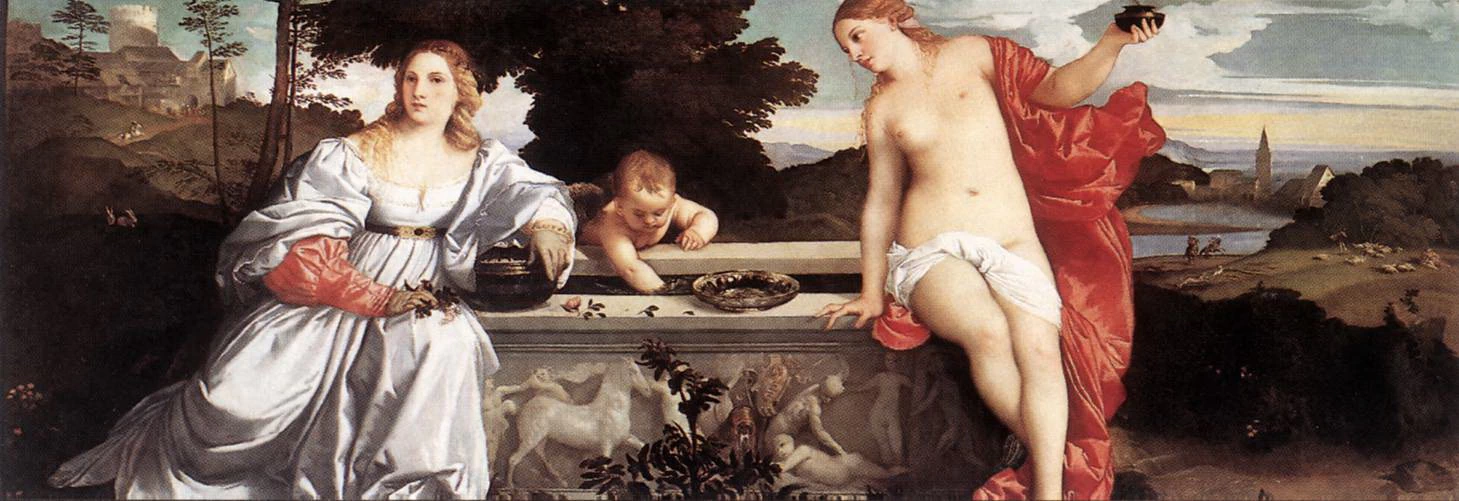 Amore sa cro e amore profano - Galleria Borghese, Rome