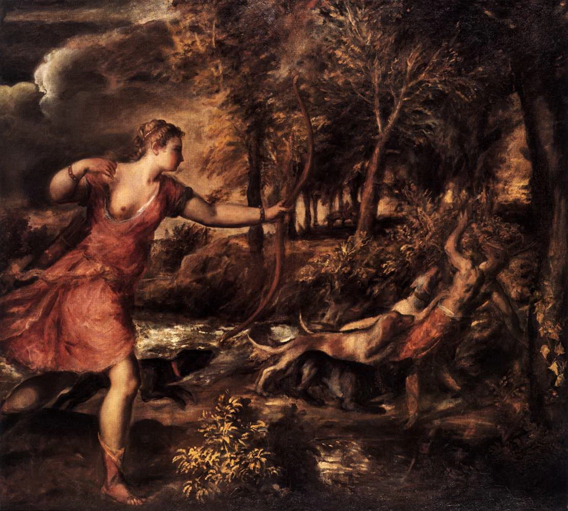 La morte di Actaeone - National Gallery, London