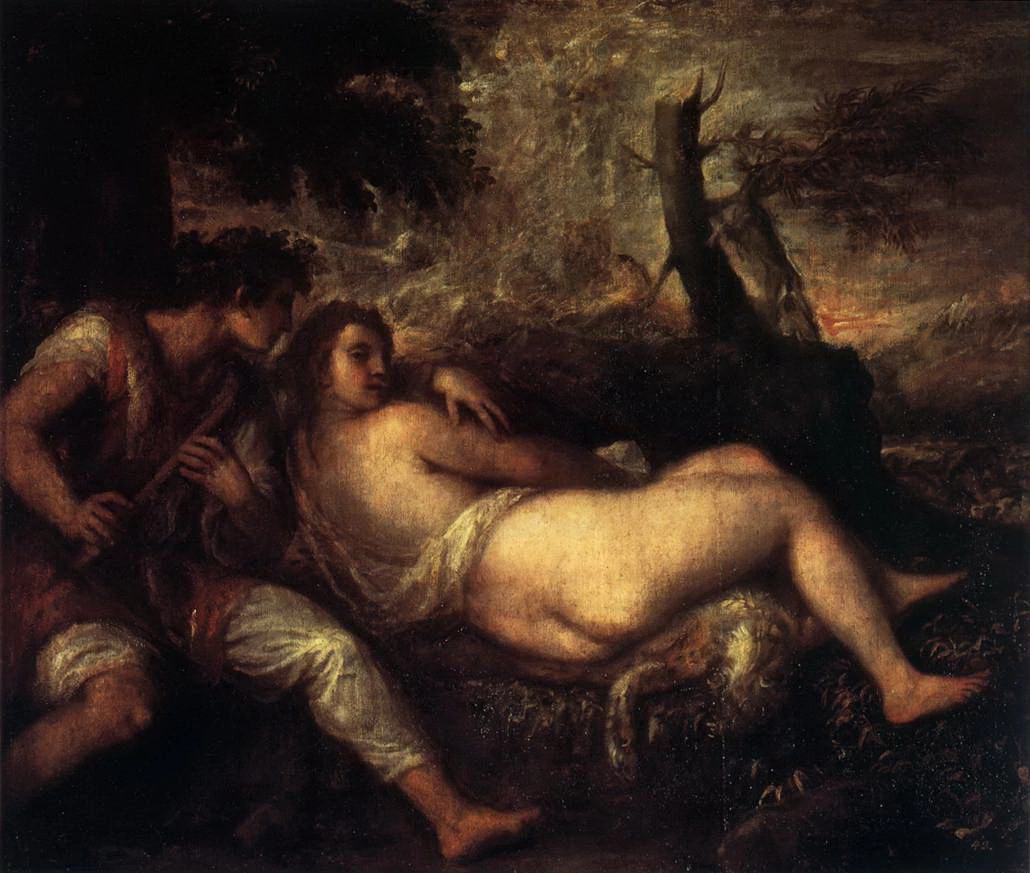 Pastore e Ninfa - Kunsthistorisches Museum, Vienna