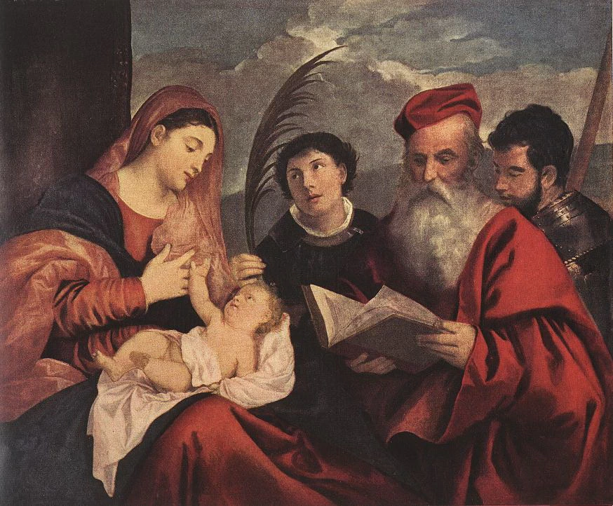 Maria col Bambino e santi - Musée du Louvre, Paris