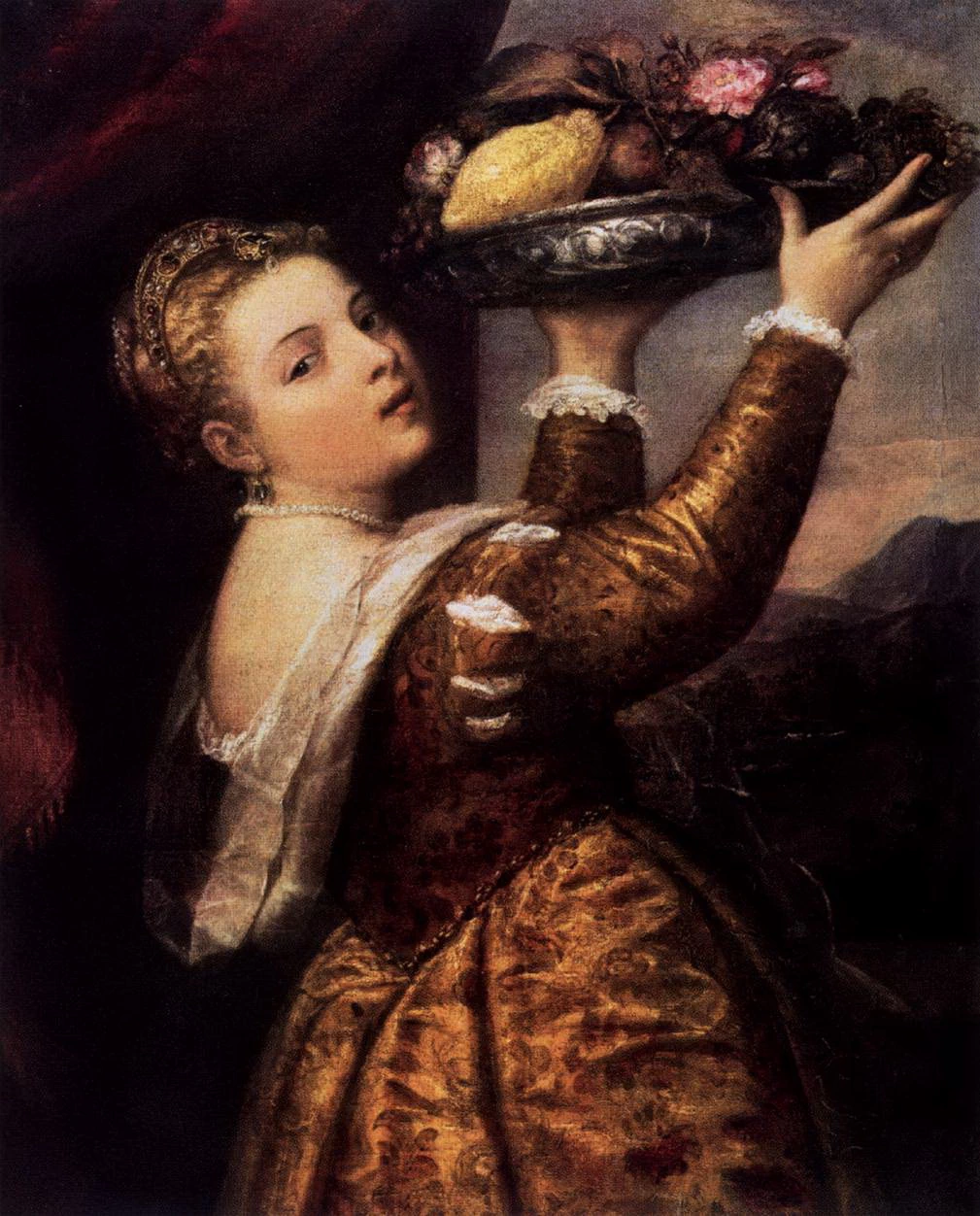 Giovane donna con frutta - Staatliche Museen, Berlin