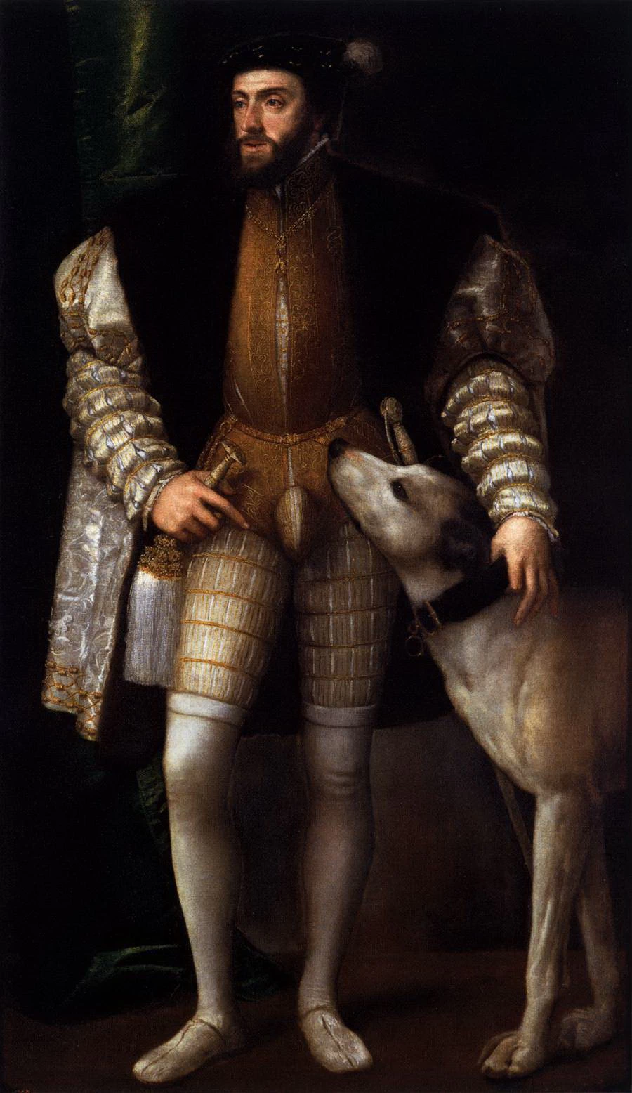 Ritratto di CarloV con cane - Museo del Prado, Madrid