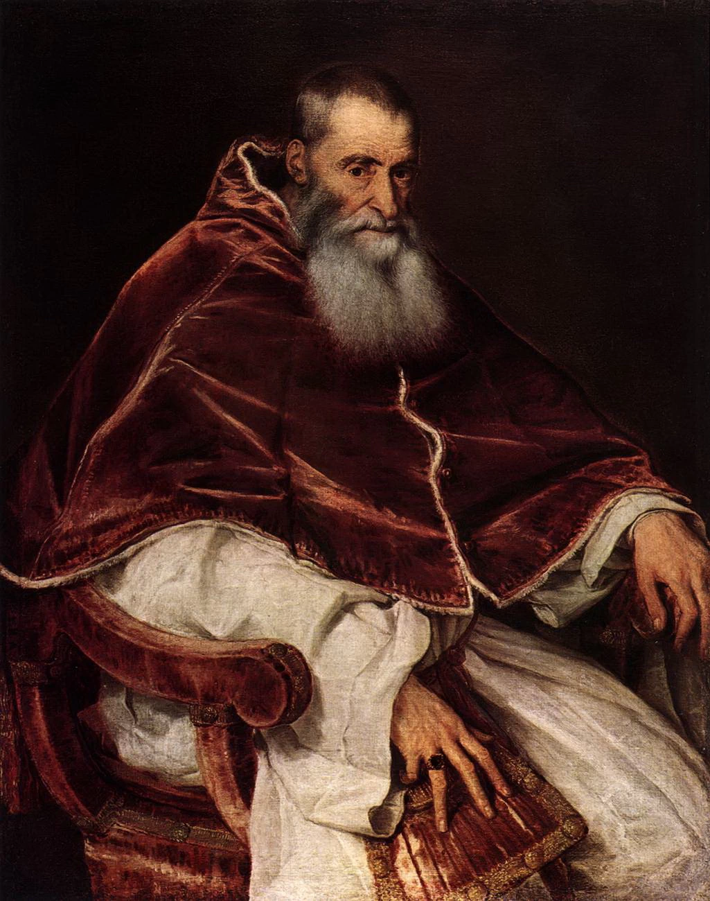 Ritratto di papa Paolo III - Museo Nazionale di Capodimonte, Naples
