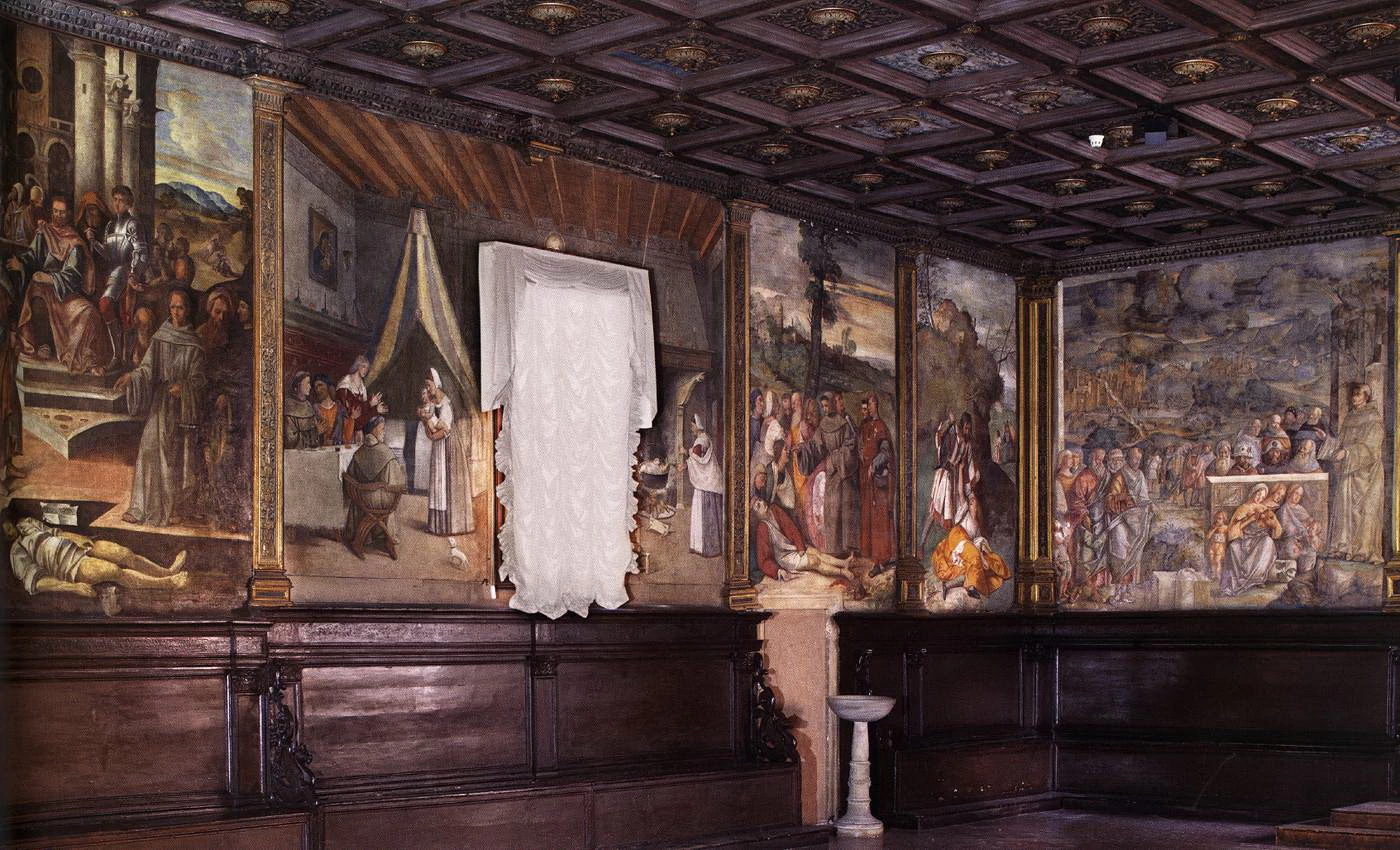 La sala Capitolare a Padova - Scuola del Santo, Padua