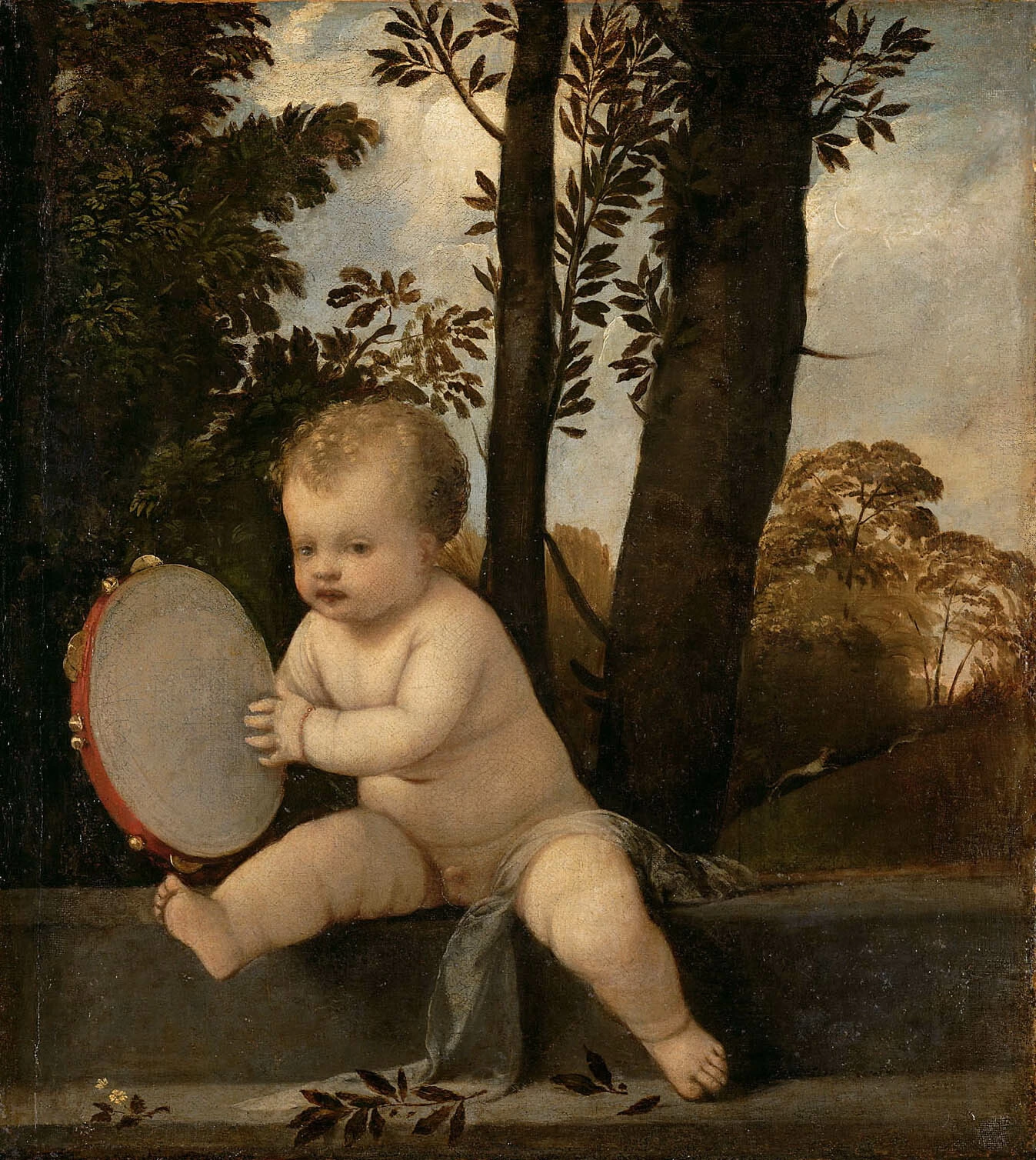Putto con tamburello - Kunsthistorisches Museum