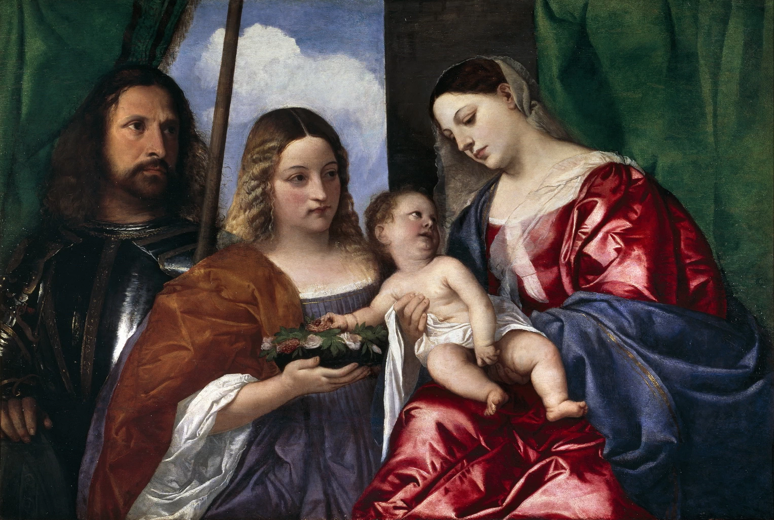 Madonna con Bambino e santi Dorotea e Giorgio - Museo del Prado