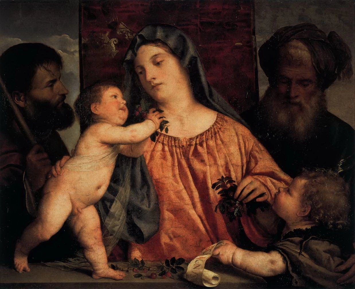 La Madonna delle ciliegie - Kunsthistorisches Museum, Vienna