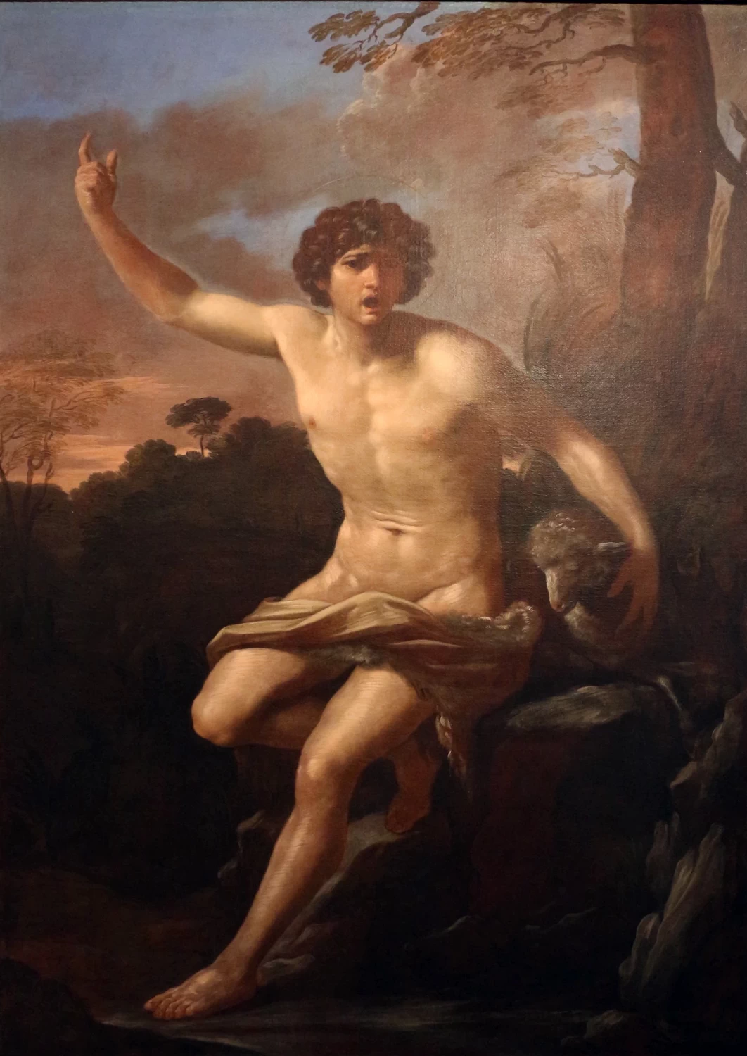 Flaminio Torri 27 San Giovanni Battista predicante Pinacoteca Nazionale di Bologna