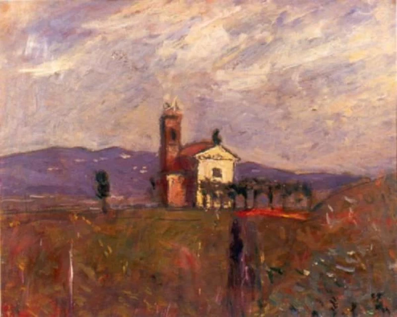 Arturo Tosi 138 Santuario di Ambivere Civiche Raccolte d'Arte Palazzo Cicogna, Busto Arsizio, Varese