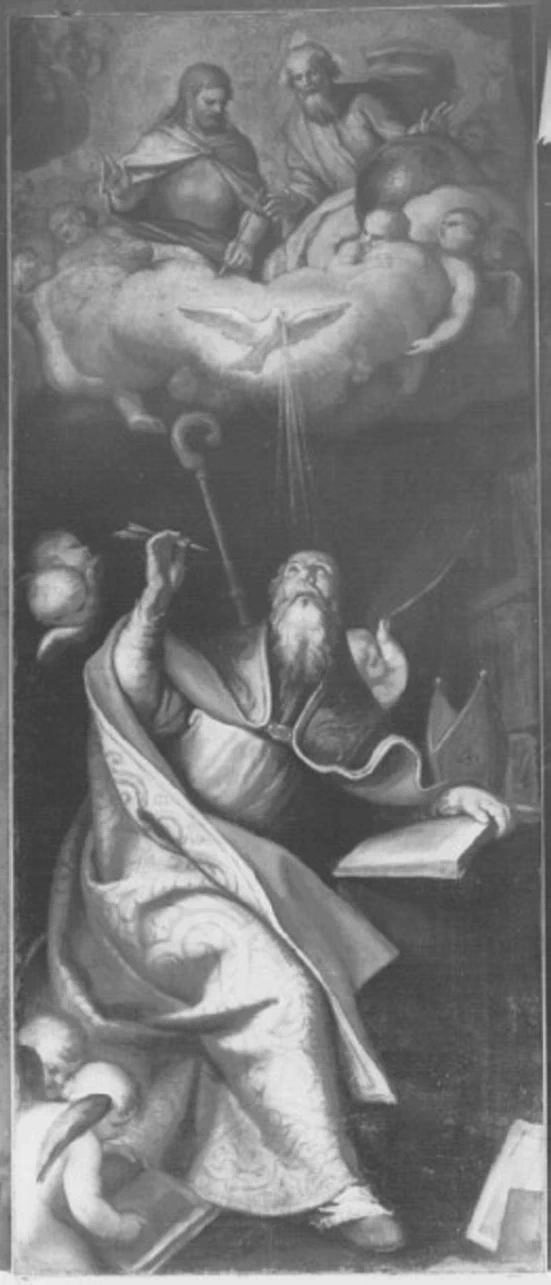 Antonio Domenico Triva 21 Dottori della chiesa. serie Chiesa di SS. Filippo e Giacomo, Stradella san Giaomo, Vicenza
