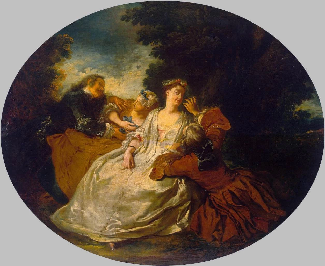 Jean François de Troy 151 Scena in un parco Hermitage, San Pietroburgo