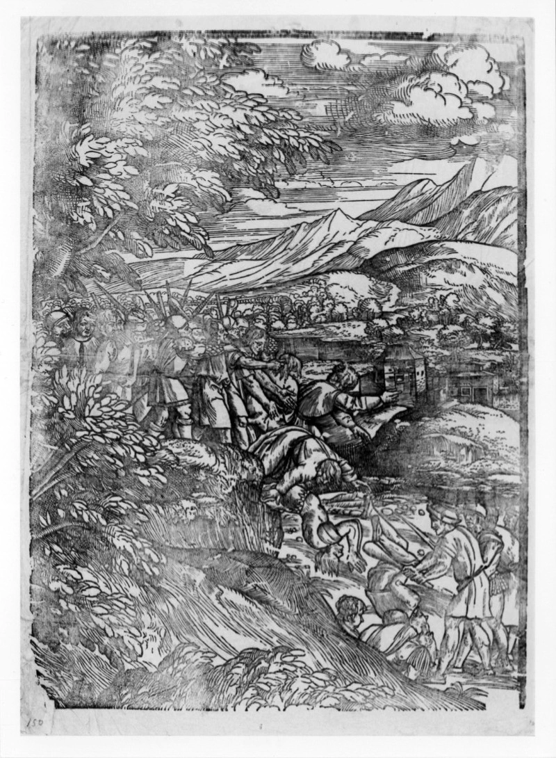 Degli Uberti L. (1503 - 1520 circa), Martirio dei diecimila santi del monte Ararat