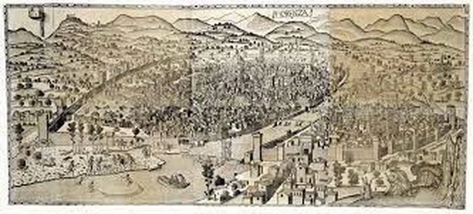 Veduta di Firenze - Staatliche Museen Berlin, Kupferstichkabinett