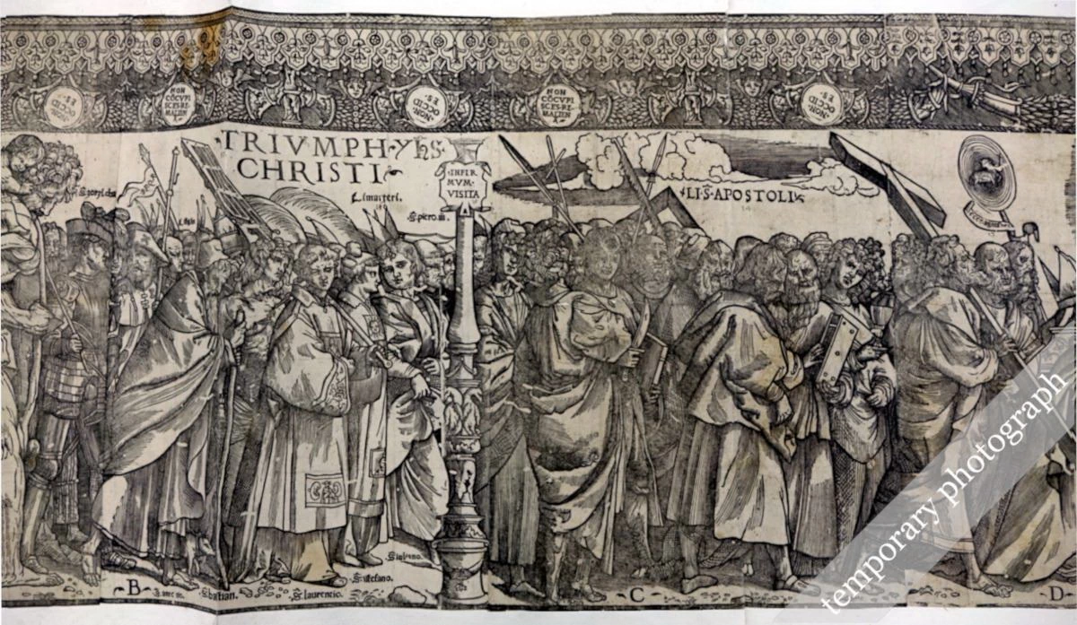 Degli Uberti L. (post 1517), Trionfo di Gesù Cristo