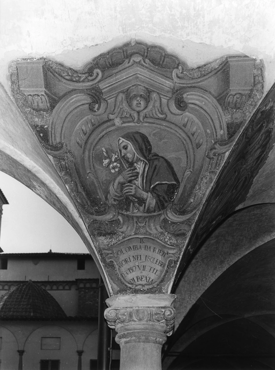 Cosimo Ulivelli 128 ritratto della Beata Colomba da Rieti Chiostro di San Domenico, Firenze attribuito