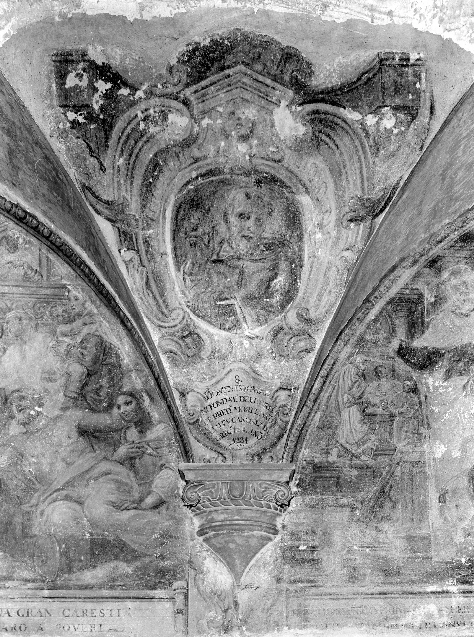 Cosimo Ulivelli 133 ritratto di San Domenico Chiostro di San Domenico, Firenze attribuito