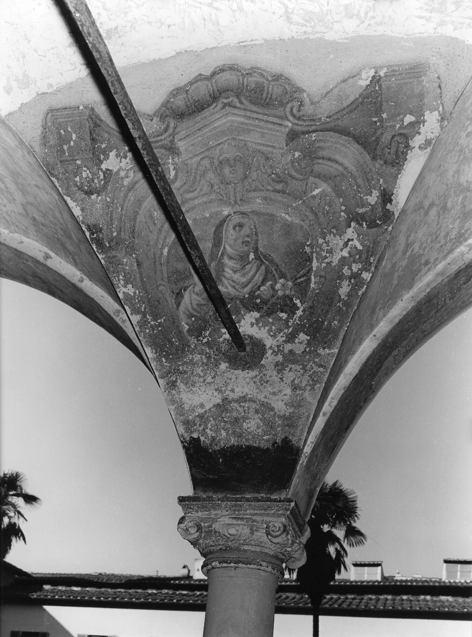 Cosimo Ulivelli 142 ritratto di Santa domenicana Chiostro di San Domenico, Firenze attribuito