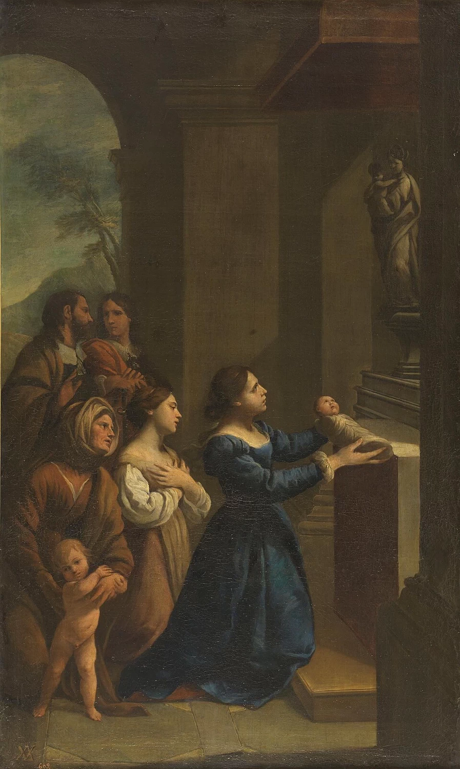 Andrea Vaccaro 101 San Gaetano offerto alla Vergine da sua madre Tela Museo Nacional del Prado, Madrid