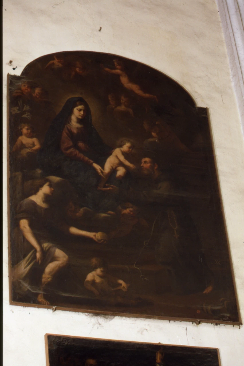Andrea Vaccaro 66 Madonna con Bambino e San Felice da Cantalice Basilica di san Pietro ad Aram, Napoli