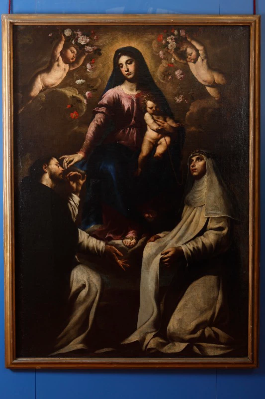 Andrea Vaccaro 70 Madonna del rosario con santi