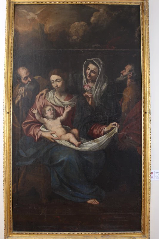 Andrea Vaccaro 97 Sacra famiglia con Sant'Anna e San Gioacchino