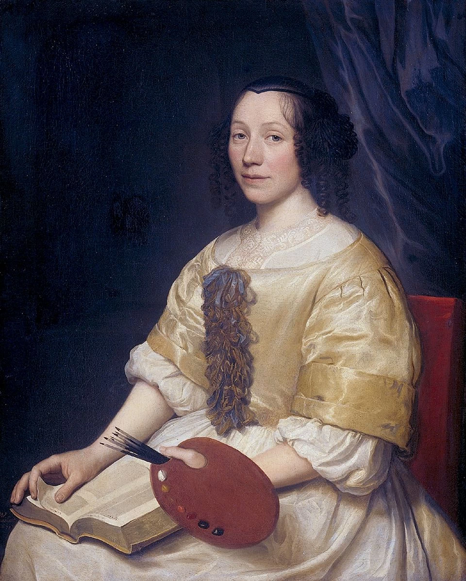 Wallerant Vaillant 22 Ritratto di Maria van Oosterwijck Rijksmuseum Amsterdam