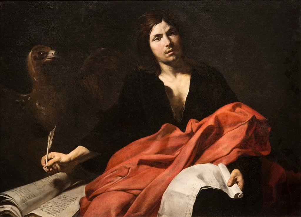 73 Valentin de Boulogne San Giovanni evangelista Ackland Art Museum, University of North Carolina, Chapel Hill