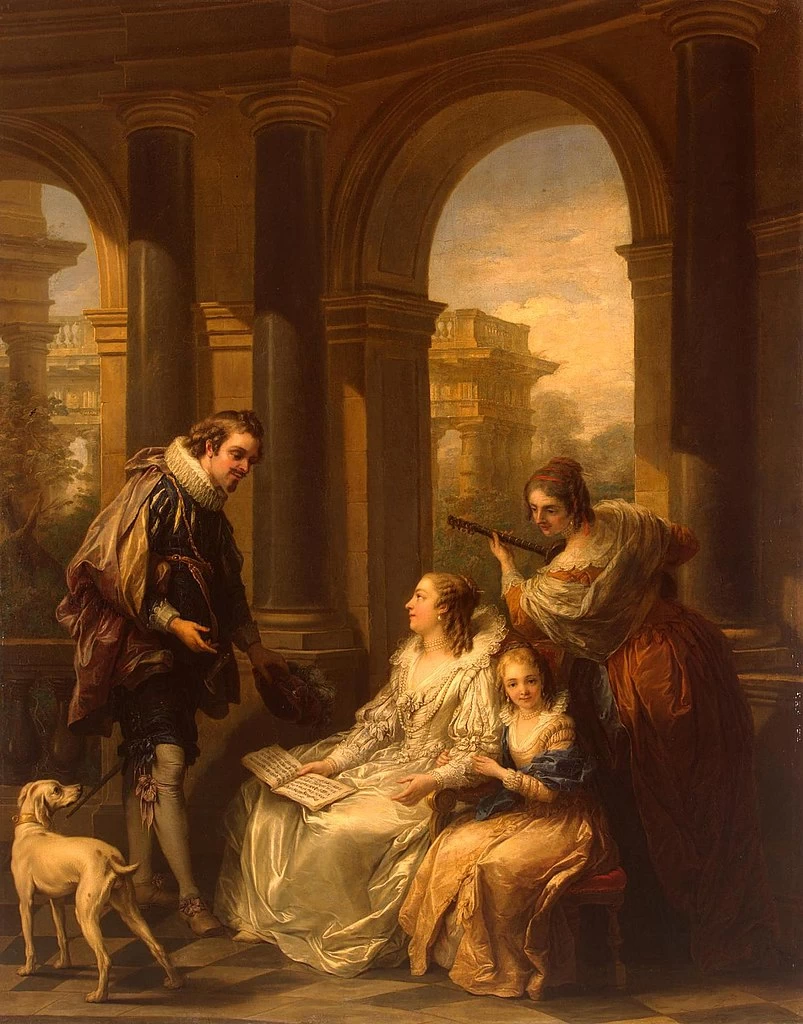 Charles André van Loo 22 Conversazione Hermitage, San Pietroburgo