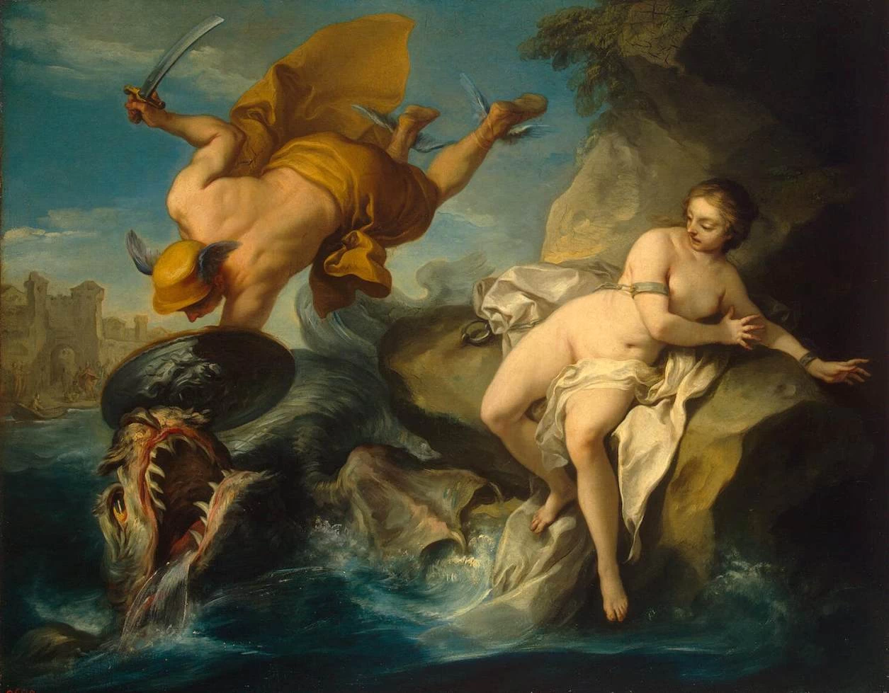 Charles André van Loo 74 Perseo e Andromeda Hermitage, San Pietroburgo