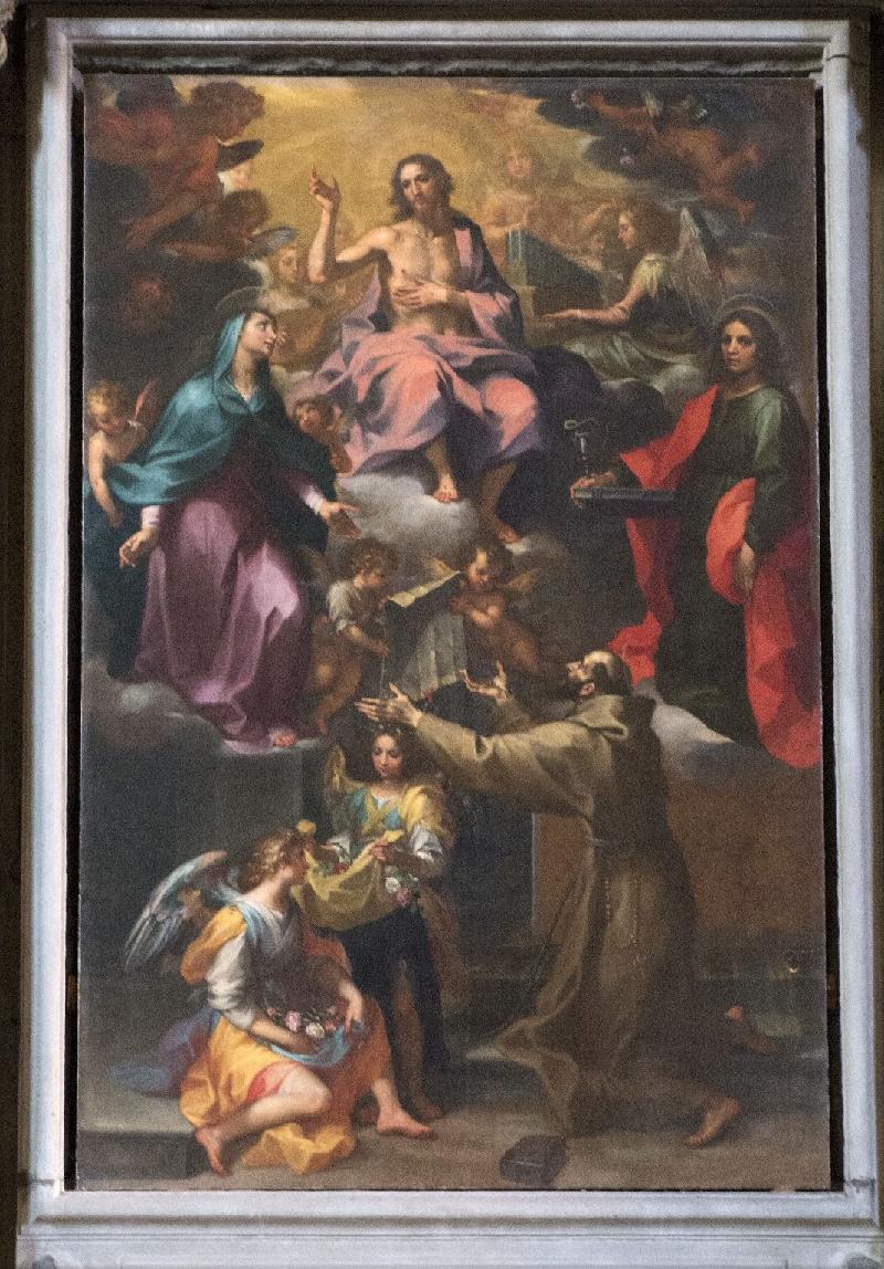 25 Vanni F. (1592), Dipinto di San Francesco che riceve l'indulgenza beweb